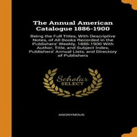 Godišnji američki katalog za 1886. godinu-
