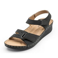 _ / Ženske sandale s platformom u rimskom stilu; ljetne Ležerne cipele s remenom za gležanj; lagane udobne sandale