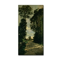 Zaštitni znak likovna umjetnost 'Monet Road of the Farm Saint Simeon' Canvas Art by Monet