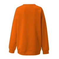 A. I. / ženske modne majice s printom, široka bluza dugih rukava s okruglim vratom, ležerni pulover, džemper,