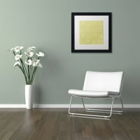 Zaštitni znak likovna umjetnost Tulip Vines I Canvas Art by Jennifer Nilsson, White Matte, crni okvir