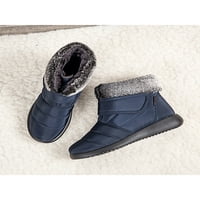 Vodootporne zimske ženske cipele, zimske klizne čizme s plišanom podstavom, tople čizme za gležnjeve, veličina