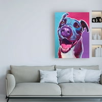 Zaštitni znak likovna umjetnost 'pit bull candy' platno umjetnost Dawgart