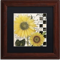 Zaštitni znak likovna umjetnost Kasno ljeto I Canvas Art by Color Bakery, Crni mat, drveni okvir