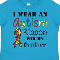 Nosim traku s autizmom kao poklon svom bratu na majici za dječaka ili djevojčicu