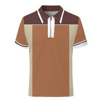 Muška polo majica za golf s kratkim rukavima za muškarce, ležerna Sportska vodootporna ljetna polo majica za golf