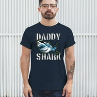 Majica za pse, smiješna majica za Dan očeva, smiješni tata djed, muška majica, tamnoplava, srednja