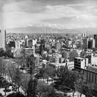 Meksiko, Meksiko, Paseo de la Reforma tiskanje plakata