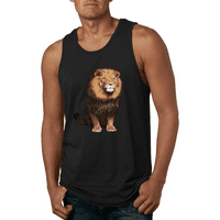 Slatka majica bez rukava sa sjedećim afričkim Lavom, ljubiteljem životinja
