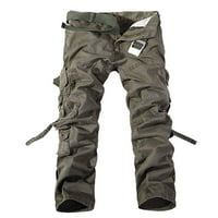 Muške teretne hlače u rasponu od klasičnih uličnih teretnih hlača s više džepova, taktičke hlače u punoj boji