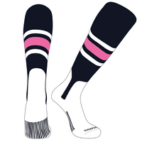Elitne Baseball čarape sa stremenima do koljena u tamnoplavoj, bijeloj, ružičastoj boji