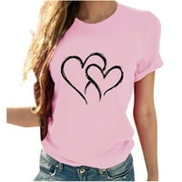 Ženske ljetne majice za djevojčice, Majice s printom suncokreta Plus veličine, majice kratkih rukava, bluze, majice