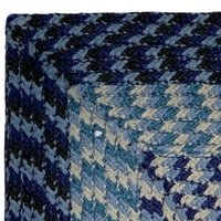 Najbolji trendovi alpski polipropilenski pleteni tepih u mornarskim prugama, 2 ' 4 ' 4 za sve uzraste