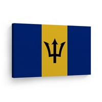 Smile Art Design Barbados zastave platno zid umjetnost print country zastave ured za dnevni boravak spavaća soba