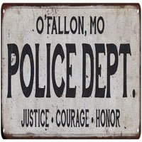 'Fallon, Policijska uprava Missourija. Metalni znak za uređenje doma kao poklon 108240012375