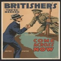 PRINT: Britanci, potrebni ste-dođite sada, 1917